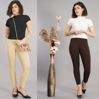 Shsuvia Ankle Length Western Wear Legging(Multicolor, Solid)