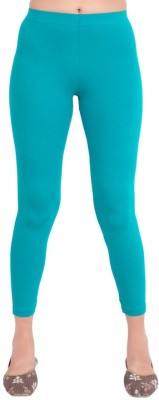 OneSky Footed  Western Wear Legging(Green, Solid)