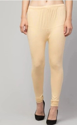 Ramya Fashion Churidar Length Western Wear Legging(Beige, Solid)