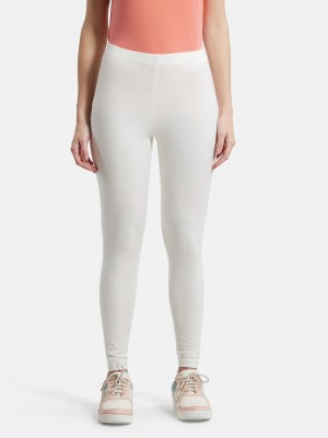 JOCKEY Ankle Length  Western Wear Legging(White, Solid)