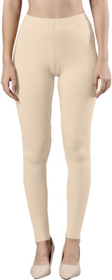 femmora Ankle Length Ethnic Wear Legging(Beige, Solid)
