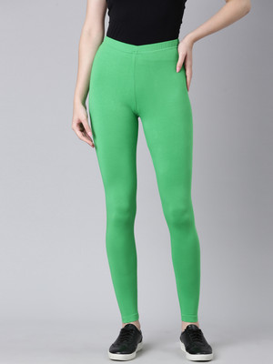 DIXCY SCOTT SLIMZ Ankle Length Ethnic Wear Legging(Green, Solid)