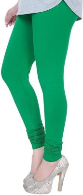 smota Footed  Ethnic Wear Legging(Green, Solid)