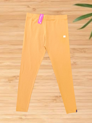 CCFFASHION Ankle Length Western Wear Legging(Beige, Solid)