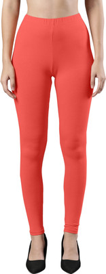femmora Ankle Length Ethnic Wear Legging(Red, Solid)