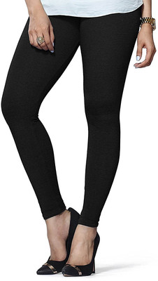 LUX LYRA Ankle Length  Western Wear Legging(Black, Solid)