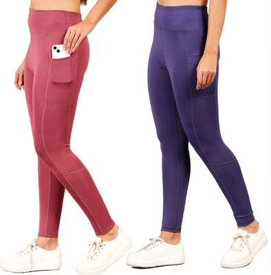 Kyk Western Wear Legging(Pink, Purple, Solid)