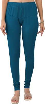 Lyra Churidar  Ethnic Wear Legging(Dark Blue, Solid)