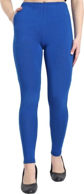 OneSky Footed  Western Wear Legging(Blue, Solid)