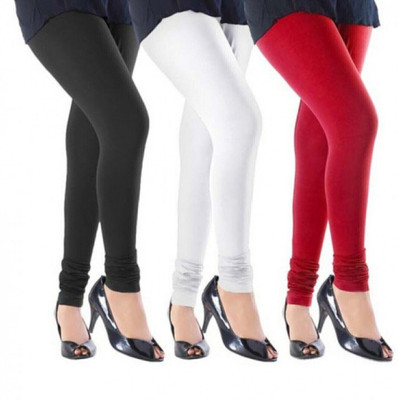 F A T A H Churidar  Western Wear Legging(Multicolor, Solid)