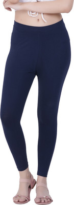 Karelex Ankle Length  Western Wear Legging(Dark Blue, Solid)