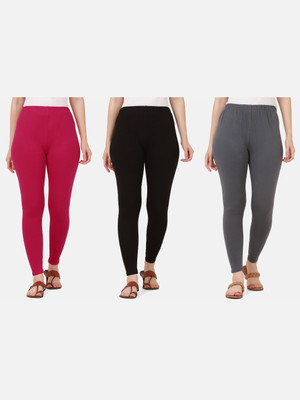 CORSICA Ankle Length  Western Wear Legging(Multicolor, Solid)