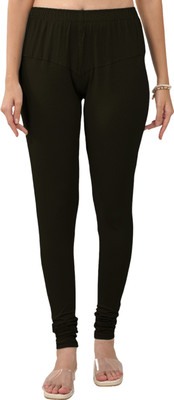 Lyra Churidar  Ethnic Wear Legging(Grey, Solid)