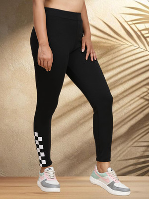 HouseOfCommon Ankle Length Western Wear Legging(Black, White, Printed)