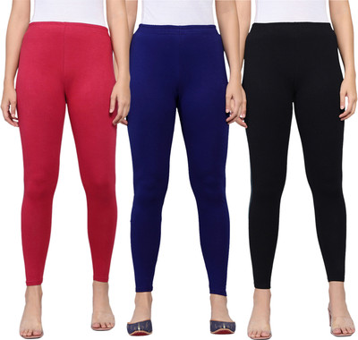 NGT Ankle Length Western Wear Legging(Multicolor, Solid)