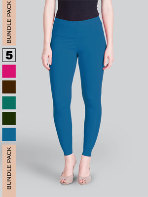 Lyra Ankle Length Western Wear Legging(Multicolor, Solid)