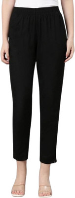 ZIA Ankle Length Western Wear Legging(Black, Solid)