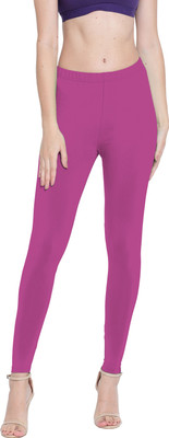 Presta Ankle Length Ethnic Wear Legging(Pink, Solid)