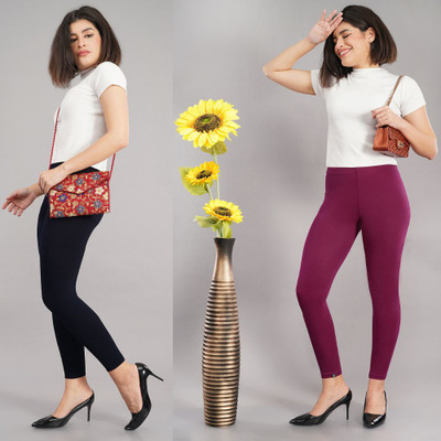 Shsuvia Ankle Length Western Wear Legging(Multicolor, Solid)