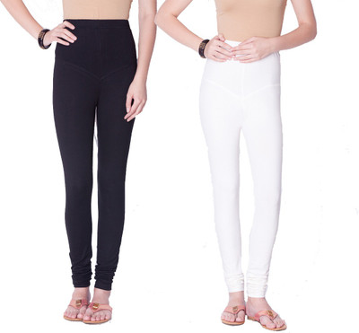 Dollar Missy Churidar Length Ethnic Wear Legging(Multicolor, Solid)