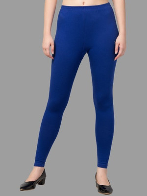 Trend Level Ankle Length  Western Wear Legging(Brown, Solid)