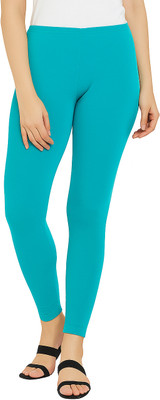 Muskesh Ankle Length  Ethnic Wear Legging(Light Green, Solid)