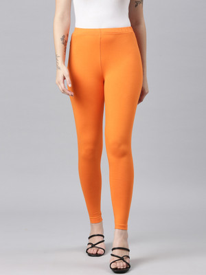 Dixcy Slimz Western Wear Legging(Orange, Solid)