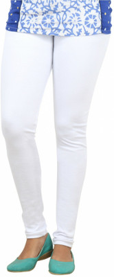 JVNINE Churidar Length Ethnic Wear Legging(Black, Solid)
