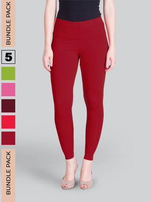 Lyra Ankle Length Western Wear Legging(Multicolor, Solid)