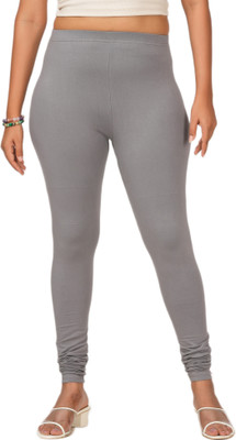 LoveiT Churidar  Western Wear Legging(Grey, Solid)