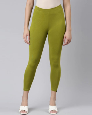 RS FASHION Ankle Length Ethnic Wear Legging(Light Green, Solid)