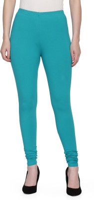 SPIFFY Churidar  Western Wear Legging(Light Green, Solid)