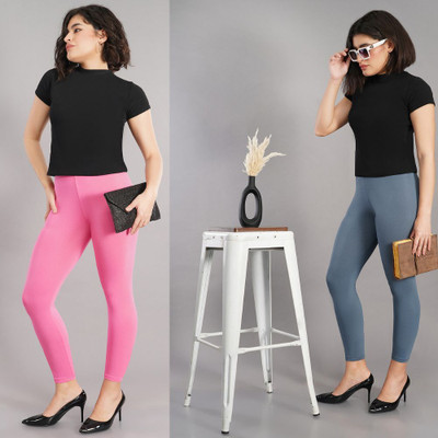 Shsuvia Ankle Length Western Wear Legging(Multicolor, Solid)