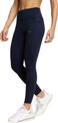 VAN HEUSEN Ankle Length Western Wear Legging(Dark Blue, Solid)