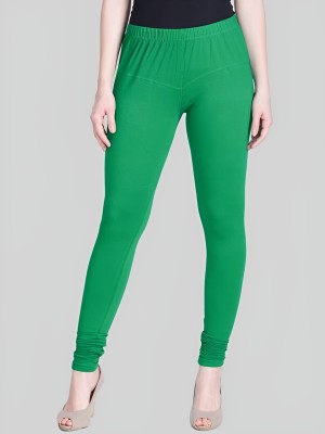 Rimis Fashion Churidar  Western Wear Legging(Green, Solid)