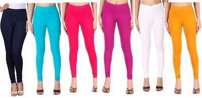 DURCO Churidar  Maternity Wear Legging(Yellow, Black, Blue, Pink, Red, White, Solid)