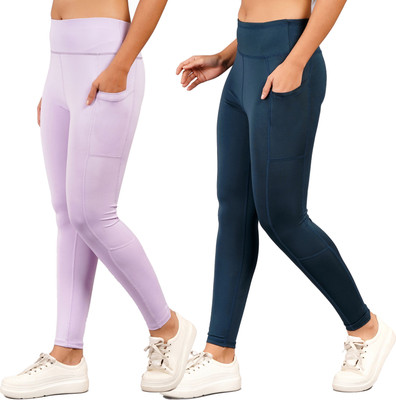 Kyk Western Wear Legging(Purple, Blue, Solid)