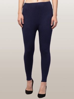 Wbnur Ethnic Wear Legging(Dark Blue, Solid)