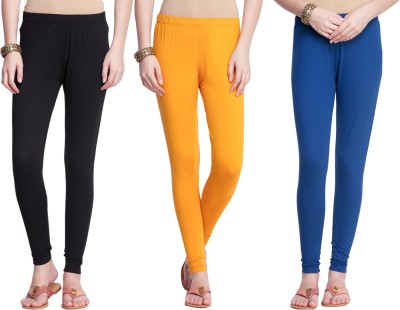 Dollar Missy Ankle Length  Ethnic Wear Legging(Gold, Blue, Black, Solid)