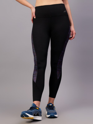 VECTOR X Ankle Length  Western Wear Legging(Black, Solid)