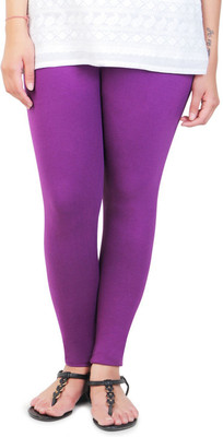 VAMI Ankle Length  Ethnic Wear Legging(Purple, Solid)