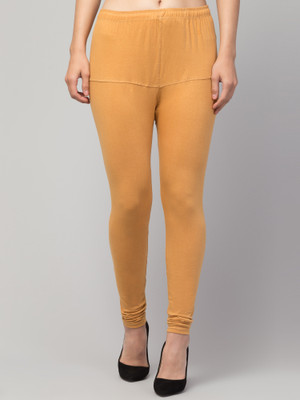 HouseOfCommon Churidar  Western Wear Legging(Beige, Solid)