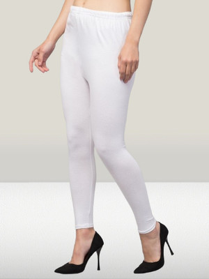HouseOfCommon Western Wear Legging(White, Solid)