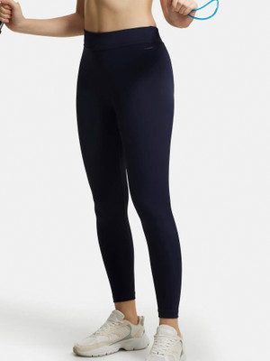 JOCKEY Ankle Length Western Wear Legging(Dark Blue, Solid)