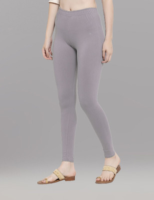 ABE Ankle Length Western Wear Legging(Grey, Solid)
