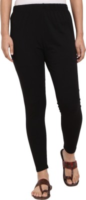 V-MART Ankle Length Ethnic Wear Legging(Black, Solid)