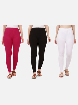QIOA Ankle Length  Western Wear Legging(Multicolor, Solid)