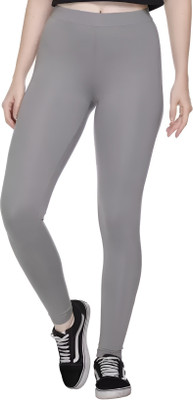 atox Ankle Length Winter Wear Legging(Grey, Solid)