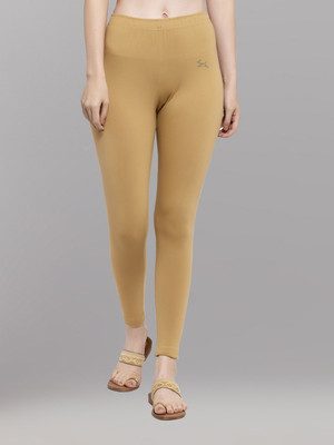 Style Access Ankle Length Ethnic Wear Legging(Beige, Solid)
