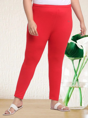 Trend Level Ankle Length Western Wear Legging(Yellow, Solid)